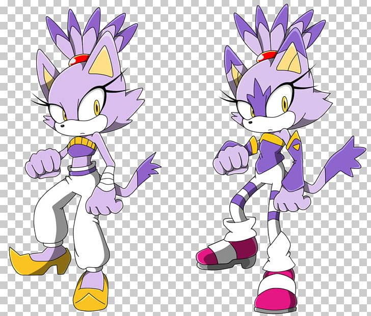 Blaze The Cat Concept Art