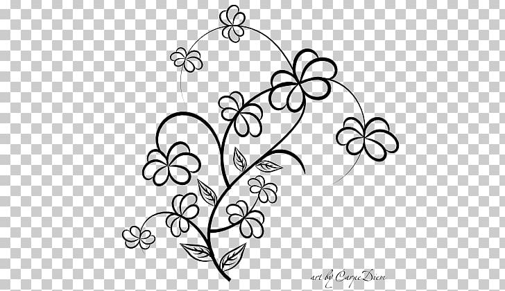Floral Design Visual Arts Flower PNG, Clipart, Art, Black And White, Branch, Brush, Circle Free PNG Download