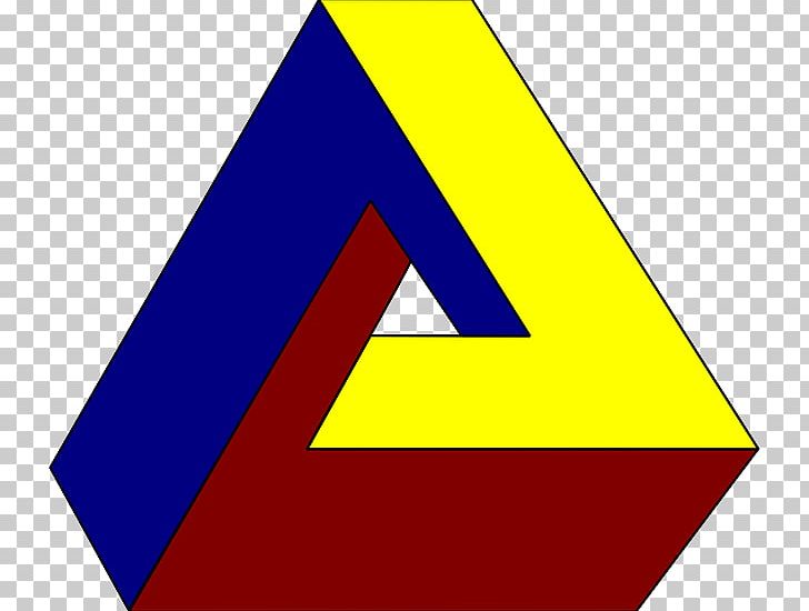 Penrose Triangle Optical Illusion Optics PNG, Clipart, Angle, Area, Art, Brand, Download Free PNG Download