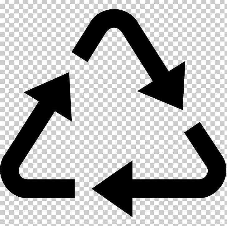 Recycling Symbol Plastic Computer Icons PNG, Clipart, Angle, Area, Black, Black And White, Brand Free PNG Download
