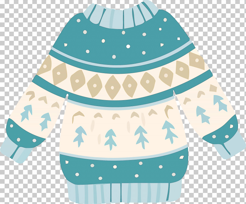 Blue White Clothing Turquoise Aqua PNG, Clipart, Aqua, Baby Toddler Clothing, Blue, Cartoon Sweater, Christmas Sweater Free PNG Download