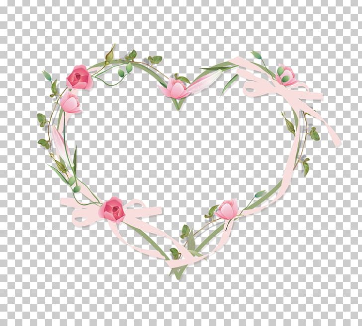 Hearts And Flowers Border PNG, Clipart, Body Jewelry, Branch, Computer Icons, Floral Design, Floristry Free PNG Download