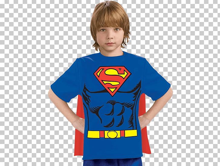Superman T-shirt Costume Cape PNG, Clipart, Blue, Boy, Cap, Cheerleading Uniform, Child Free PNG Download