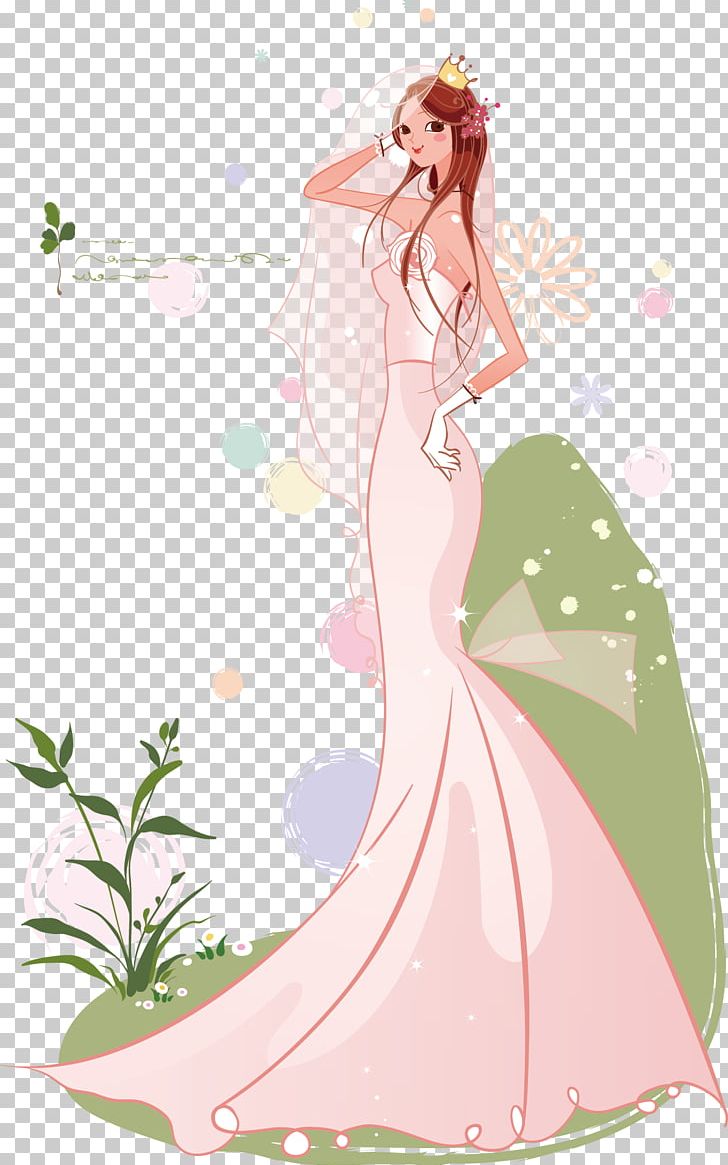 Marriage Contemporary Western Wedding Dress Bride Illustration PNG, Clipart, Art, Beauty, Bride And Groom, Brides, Cartoon Free PNG Download