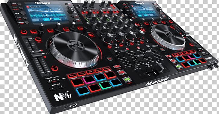 Numark NV II DJ Controller Numark Industries Disc Jockey Audio Mixers PNG, Clipart, Audio, Audio Equipment, Audio Mixers, Cdj, Deejay Free PNG Download