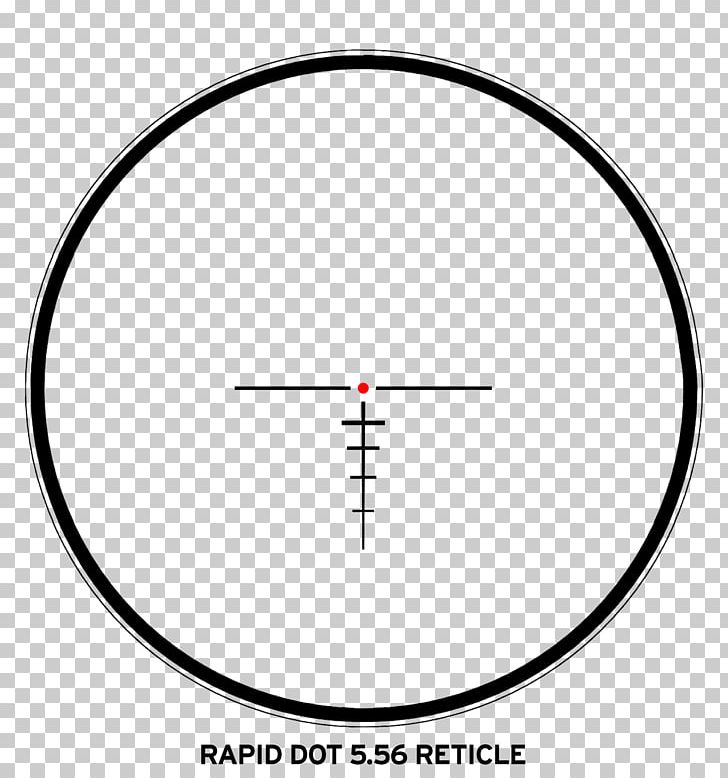 Telescopic Sight Reticle Optics Eye Relief Magnification PNG, Clipart, Angle, Area, Black And White, Circle, Dot Free PNG Download