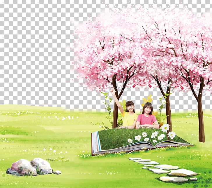 Cherry Garden Computer File PNG, Clipart, Advertising, Beautiful Vector, Beauty, Beauty Salon, Blossom Free PNG Download