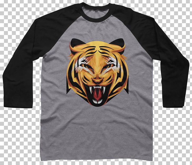 T-shirt Sleeve Hoodie Top PNG, Clipart, Big Cats, Black, Brand, Clothing, Clothing Accessories Free PNG Download