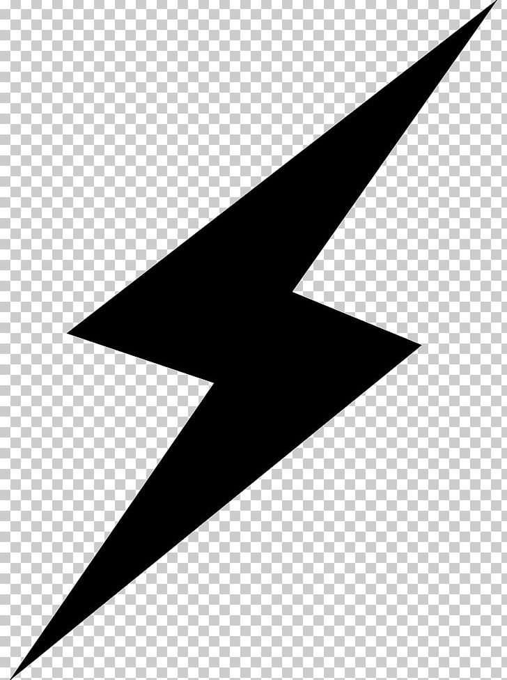 lightning black and white clipart