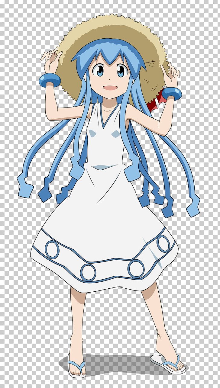 Squid Girl Anime Manga Drawing PNG, Clipart, Arm, Artwork, Calamar, Cartoon, Clothing Free PNG Download