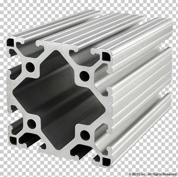 80/20 T-slot Nut Extrusion Sales Framing PNG, Clipart, 8020, Aluminium, Angle, Automation, Cylinder Free PNG Download