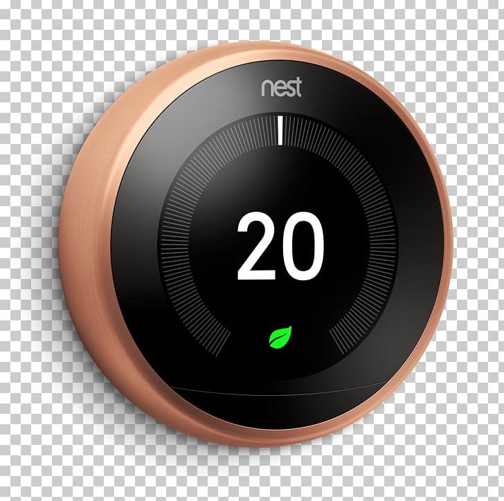Nest Learning Thermostat Nest Labs Smart Thermostat Natural Gas PNG, Clipart, 3 Rd, Central Heating, Copper, Electricity, Electronics Free PNG Download