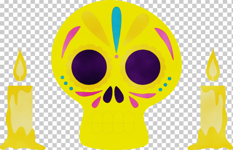 Smiley Yellow Font Meter PNG, Clipart, D%c3%ada De Muertos, Day Of The Dead, Meter, Mexico, Paint Free PNG Download