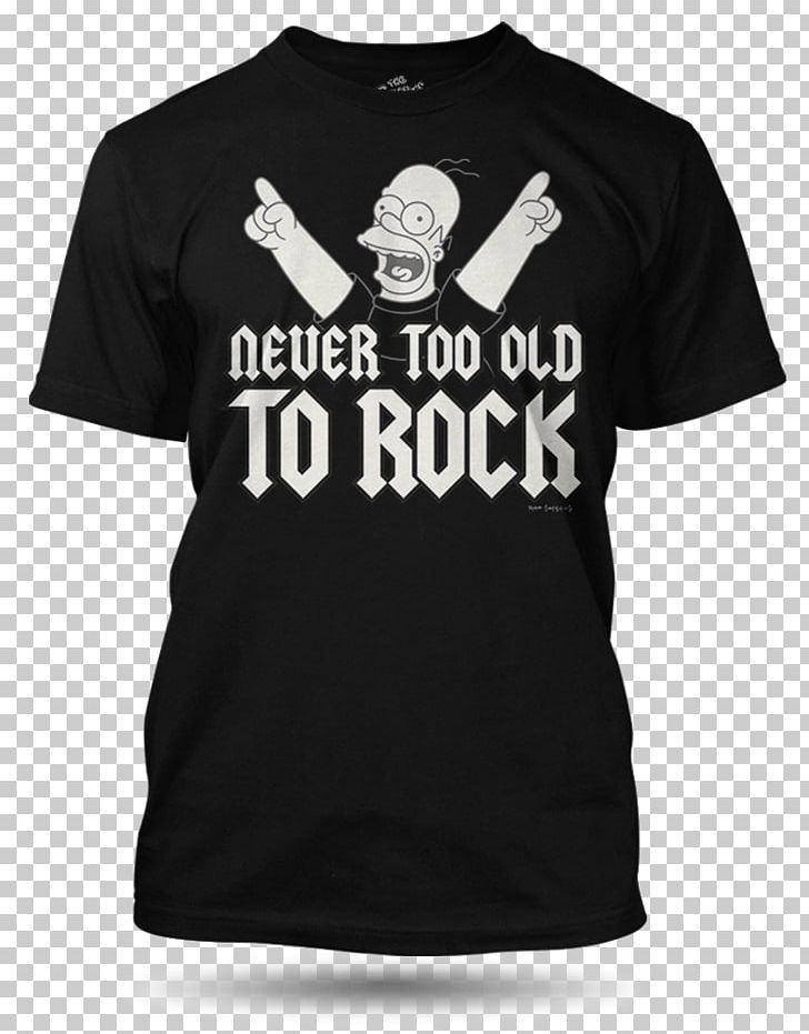 Homer Simpson Rock And Roll T-shirt Too Old To Rock 'N' Roll: Too Young To Die! PNG, Clipart,  Free PNG Download