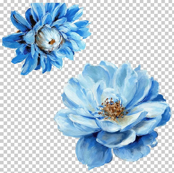 Painting Floral Design Art Flower PNG, Clipart, Art, Art Museum, Blue, Canvas Print, Cut Flowers Free PNG Download