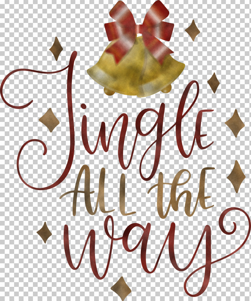 Jingle All The Way Christmas PNG, Clipart, Calligraphy, Christmas, Christmas Archives, Data, Holiday Free PNG Download