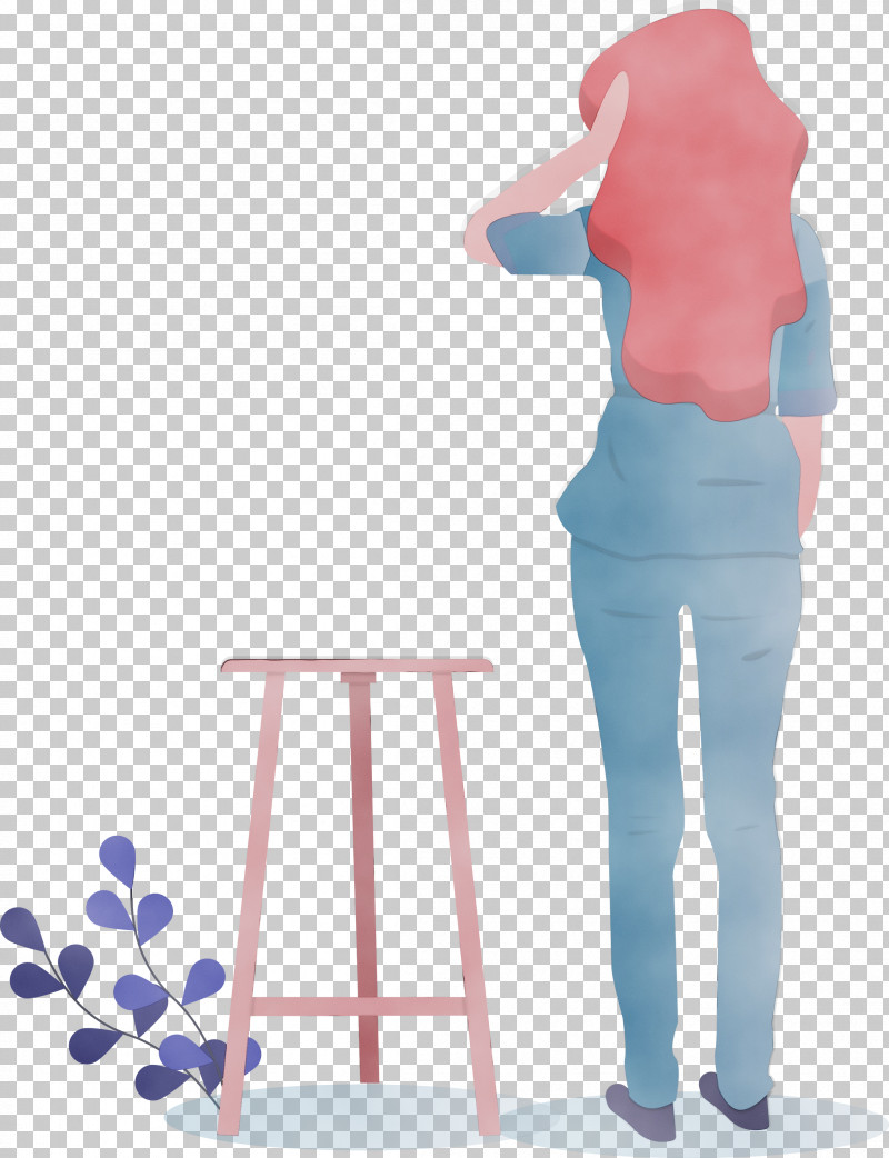 Standing Stool Bar Stool Furniture Sitting PNG, Clipart, Art, Balance, Bar Stool, Chair, Electric Blue Free PNG Download