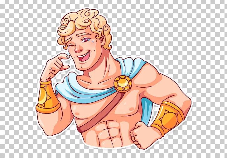 Telegram Sticker Apollo Thumb PNG, Clipart, Abdomen, Arm, Cartoon, Child, Fictional Character Free PNG Download