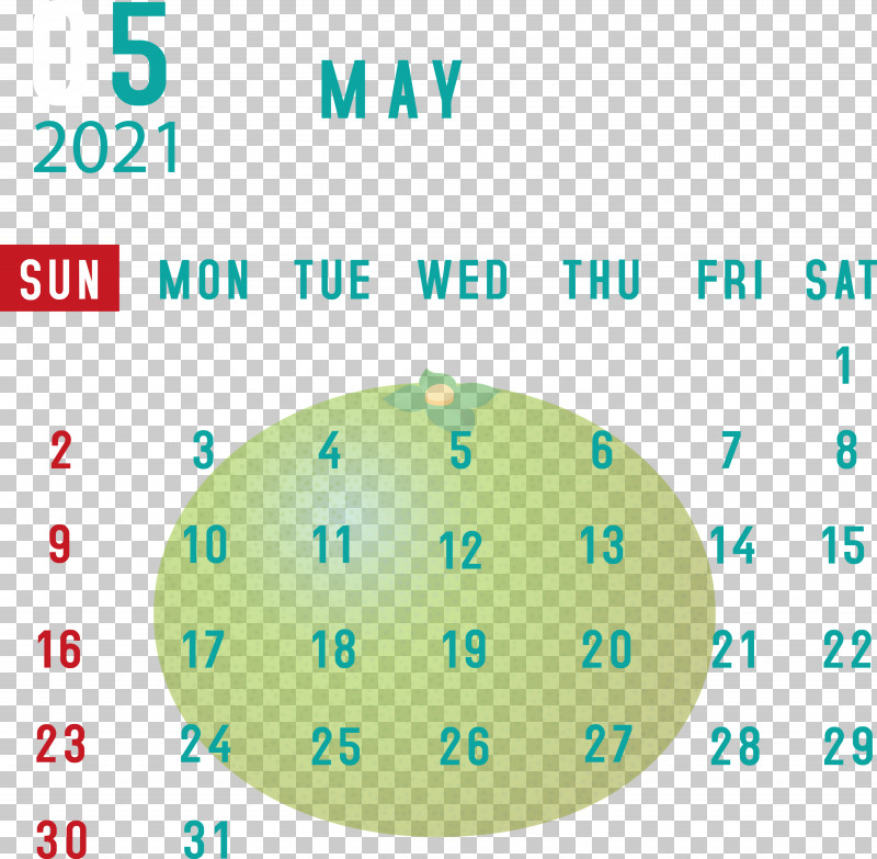 May 2021 Printable Calendar May 2021 Calendar PNG, Clipart, Aqua M, Calendar System, Digital Media Player, Google Nexus, Green Free PNG Download