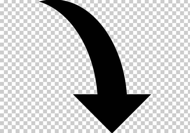 Curve Arrow Computer Icons PNG, Clipart, Angle, Arrow, Black, Black And White, Circle Free PNG Download