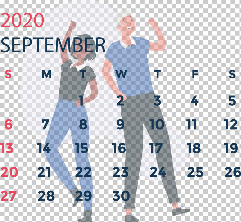 September 2020 Calendar September 2020 Printable Calendar PNG, Clipart, Jeans, Leggings, Meter, September 2020 Calendar, September 2020 Printable Calendar Free PNG Download