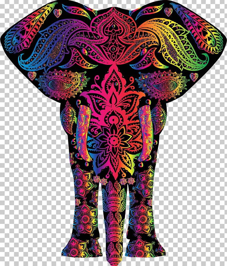 T-shirt African Elephant Indian Elephant Color PNG, Clipart, African Elephant, Art, Asian Elephant, Clothing, Color Free PNG Download
