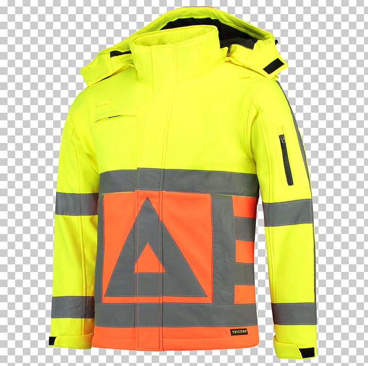 Hoodie Workwear Jacket High-visibility Clothing Traffic Guard PNG, Clipart, Armilla Reflectora, Blouson, Clothing, Gilets, Highvisibility Clothing Free PNG Download