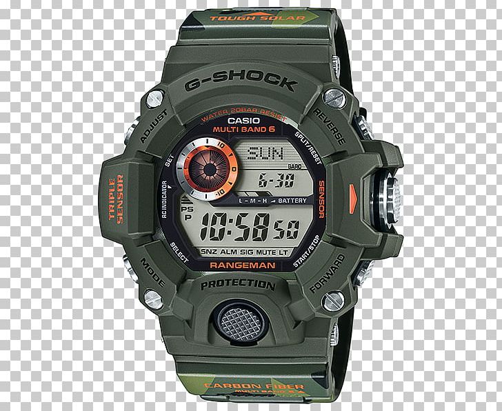 Master Of G G-Shock Rangeman GW9400 Watch Casio PNG, Clipart, Brand, Camouflage, Casio, Casio Gshock Frogman, Gshock Free PNG Download
