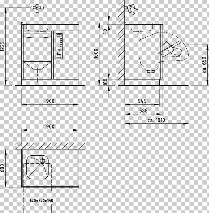 Floor Plan Bedpan Hospital Lave-bassin Cleaning PNG, Clipart, Angle, Area, Artwork, Bedpan, Black And White Free PNG Download