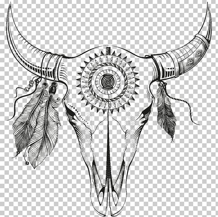 Cattle PNG, Clipart, Animals, Artwork, Black And White, Bone, Bull Free PNG Download