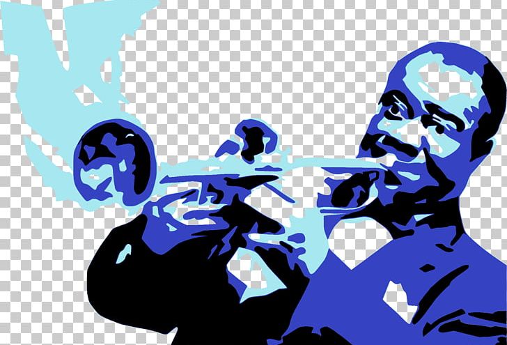 Louis Armstrong House Jazz Musician Trumpet PNG, Clipart, Armstrong, Art, Blue, Clip, Computer Wallpaper Free PNG Download