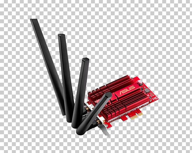 ASUS PCE-AC68 Wi-Fi IEEE 802.11ac PCI Express PNG, Clipart, Adapter, Asus, Computer Network, Electronics, Electronics Accessory Free PNG Download