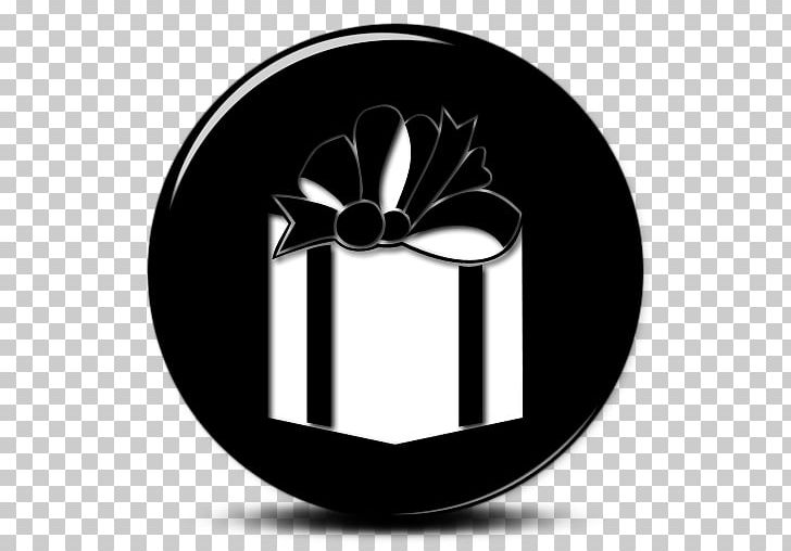 Gift Computer Icons Box White PNG, Clipart, Black And White, Black And White Button, Box, Brand, Christmas Free PNG Download