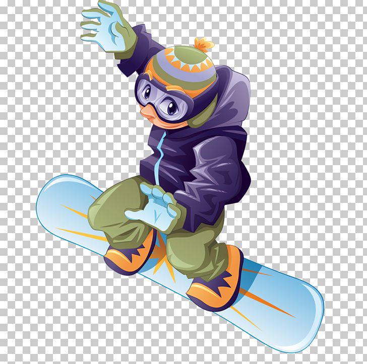 snowboard board cartoon