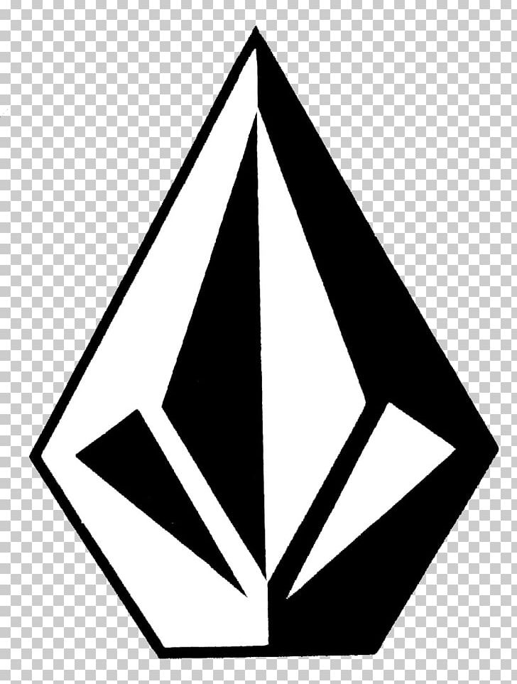 Volcom Clothing Logo Sticker Decal PNG, Clipart, Angle, Area, Black, Black And White, Clothing Free PNG Download