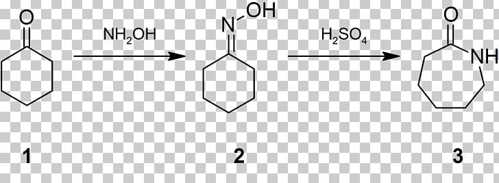 Caprolactam Beckmann Rearrangement Cyclohexanone Oxime Cyclohexane PNG, Clipart, Angle, Area, Beckmann Rearrangement, Black And White, Caprolactam Free PNG Download
