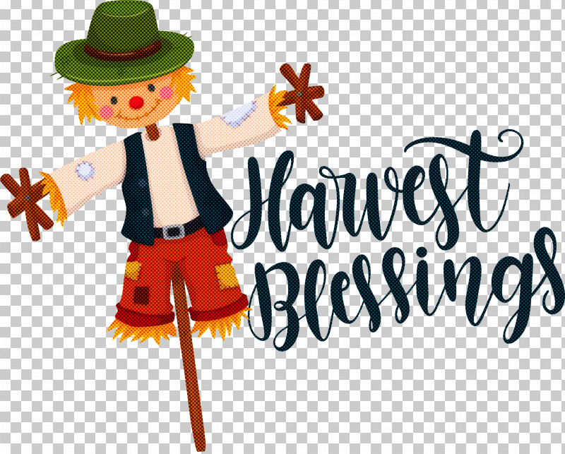 Harvest Blessings Thanksgiving Autumn PNG, Clipart, Autumn, Behavior, Cartoon, Happiness, Harvest Blessings Free PNG Download