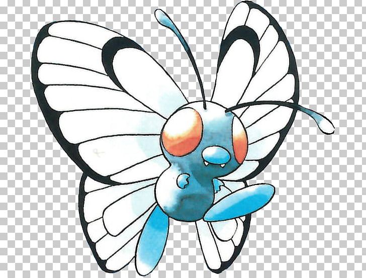 Pokémon Red And Blue Monarch Butterfly Butterfree Pikachu Pokémon Adventures PNG, Clipart, Artwork, Beedrill, Brush Footed Butterfly, Butterfly, Electrode Free PNG Download