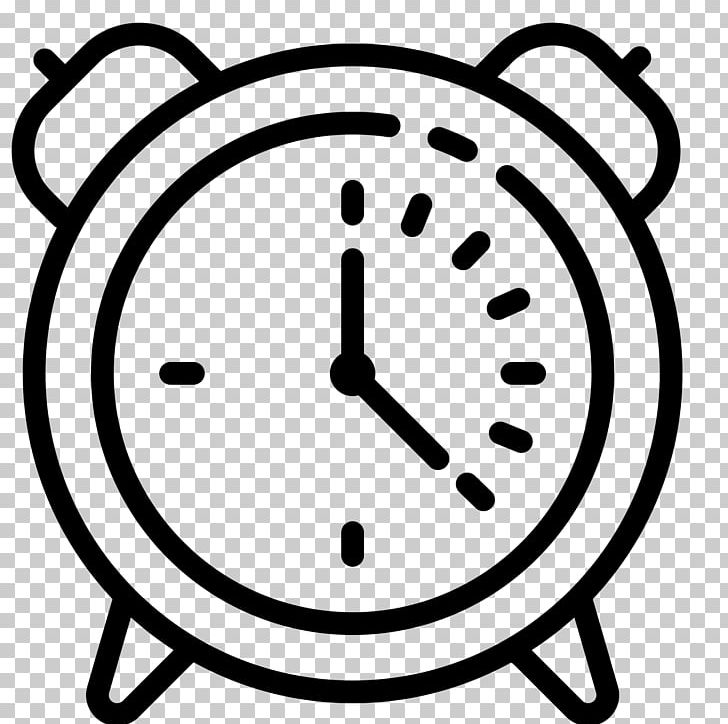 Computer Icons Alarm Clocks PNG, Clipart, Alarm Clock, Alarm Clocks, Black And White, Circle, Clock Free PNG Download