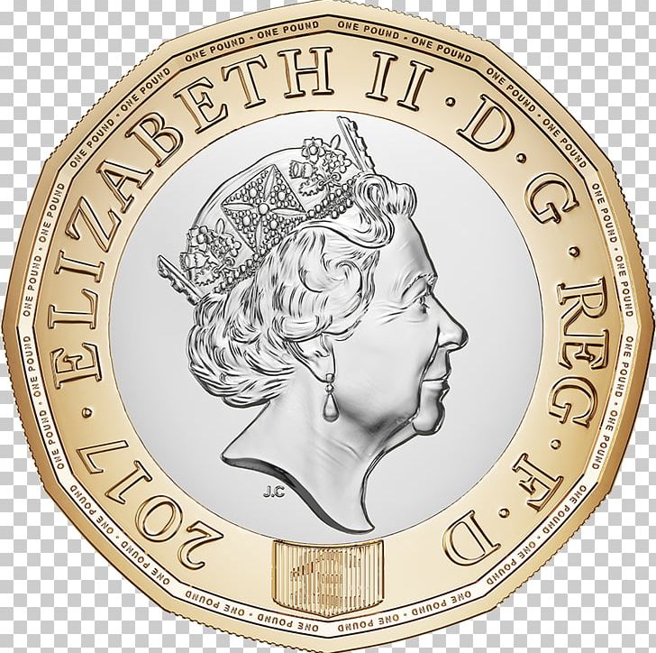 Royal Mint One Pound Coin Pound Sterling Legal Tender PNG, Clipart, Coin, Counterfeit, Counterfeit Money, Currency, Dei Gratia Regina Free PNG Download