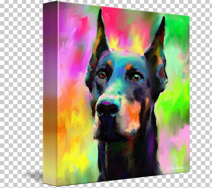 Dobermann German Pinscher Miniature Pinscher Boston Terrier Bulldog PNG, Clipart, Acrylic Paint, Art, Artist, Boston Terrier, Boxer Free PNG Download
