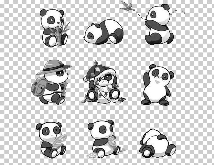 Giant Panda PNG, Clipart, Animals, Artikel, Bamboo, Black And White, Collection Free PNG Download