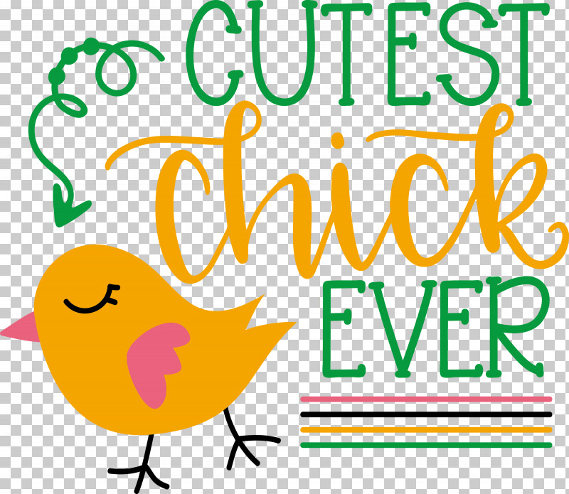 Happy Easter Cutest Chick Ever PNG, Clipart, Beak, Birds, Flower, Happiness, Happy Easter Free PNG Download