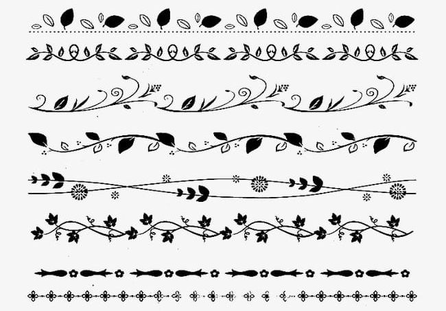 Divider PNG, Clipart, Divider, Divider Clipart, Hand, Hand Painted, Leaves Free PNG Download