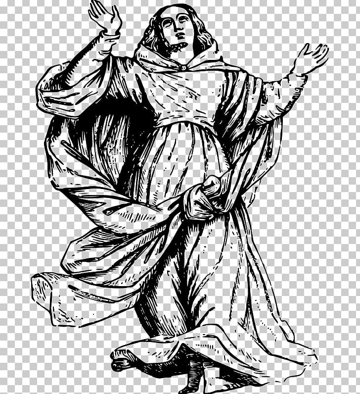 Gabriel Ave Maria PNG, Clipart, Artwork, Ave Maria, Black And White, Christianity, Clothing Free PNG Download
