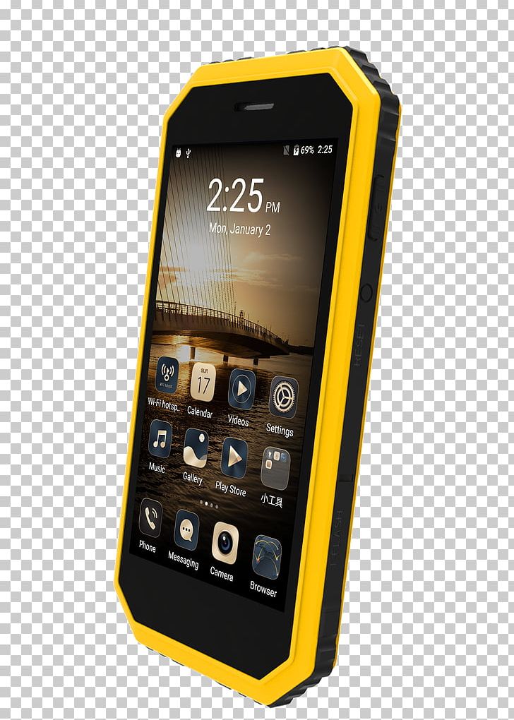 Ken Xin Da W6 Rugged Smartphone (Black) Feature Phone Ken Xin Da W6 Rugged Smartphone (Yellow) Android PNG, Clipart, Android, Android Nougat, Cellular Network, Communication Device, Electronic Device Free PNG Download