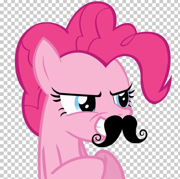 Pinkie Pie Moustache My Little Pony Spike PNG, Clipart, Carnivoran, Cartoon, Cat Like Mammal, Deviantart, Dog Like Mammal Free PNG Download
