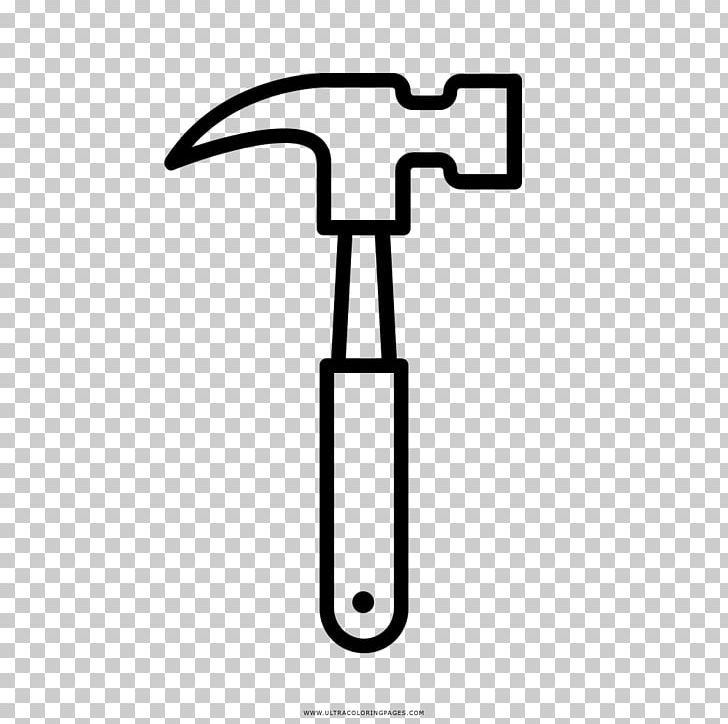 Drawing Hammer Line Art PNG, Clipart, Angle, Architectural Engineering, Ausmalbild, Black And White, Color Free PNG Download