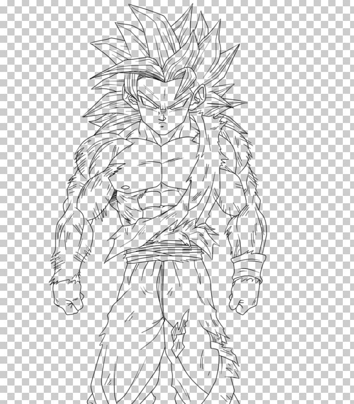 Goku Gogeta Vegeta Gohan Super Saiyan PNG, Clipart, Arm, Artwork, Black, Black And White, Cartoon Free PNG Download