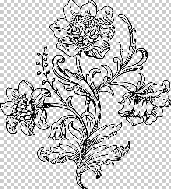 Floral Design White Flower PNG, Clipart, Area, Art, Artwork, Black And White, Bunga Free PNG Download